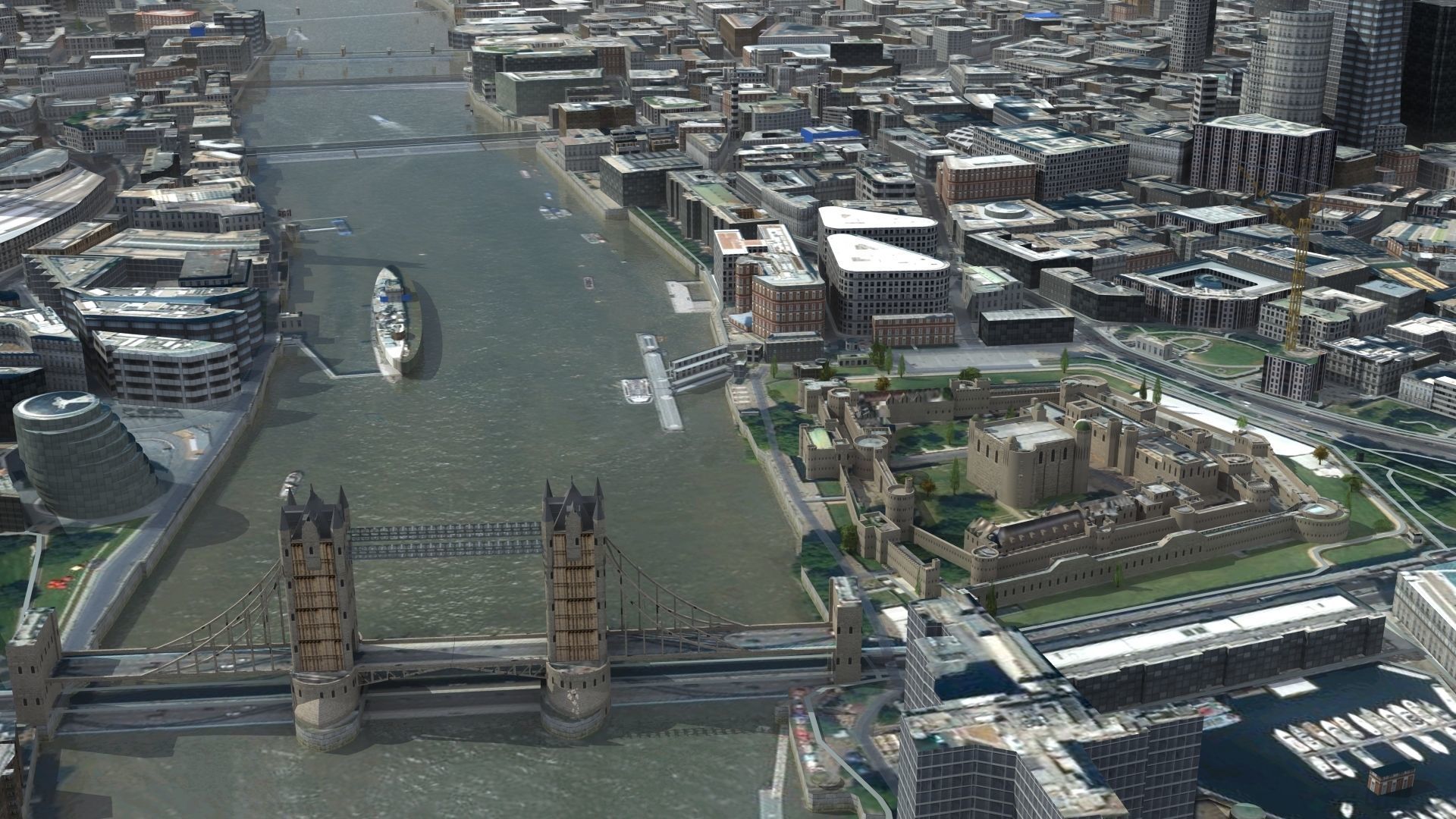 London Textured Huge 3D model_13