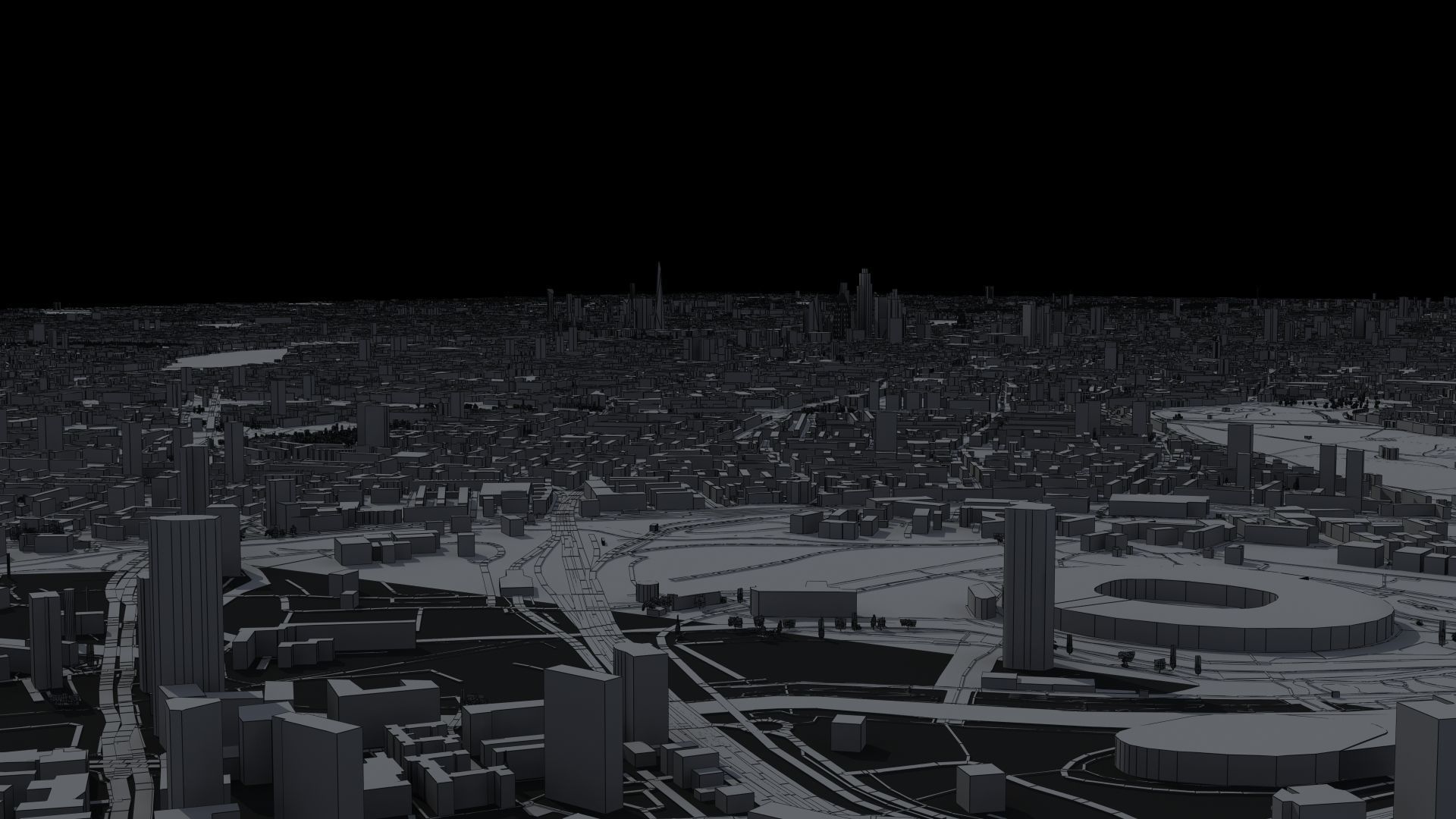 London Textured Huge 3D model_48