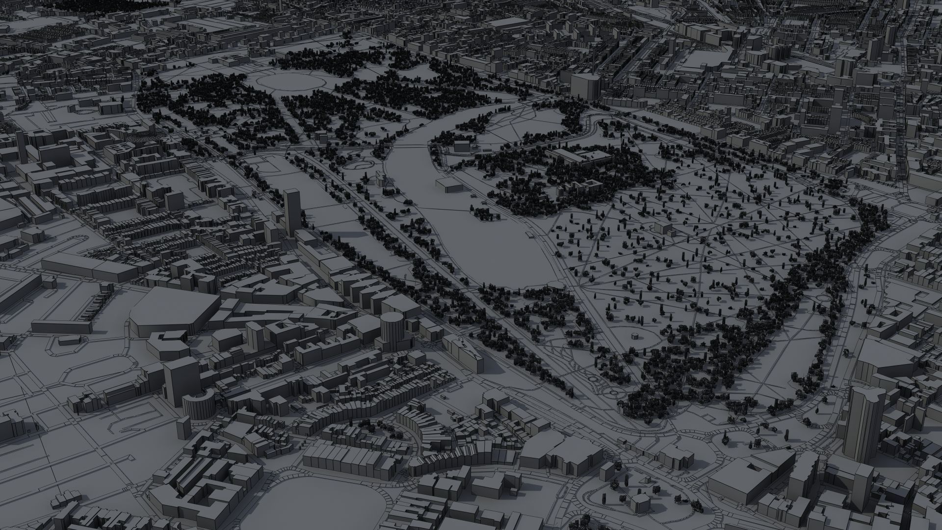 London Textured Huge 3D model_44