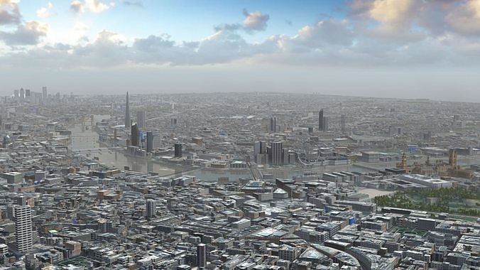 London Textured Huge 3D model