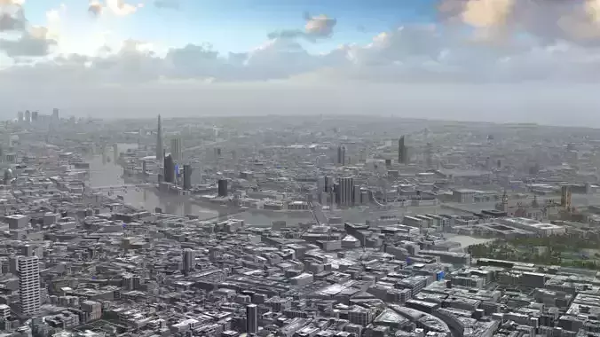 London Textured Huge 3D model