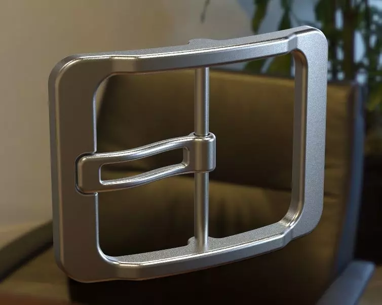 Waist Belt Buckle 3D print model_0