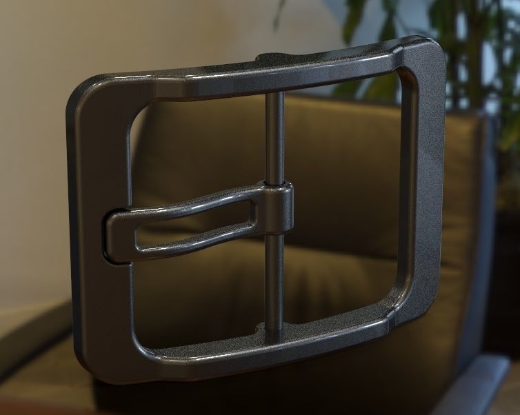 Waist Belt Buckle 3D print model_14