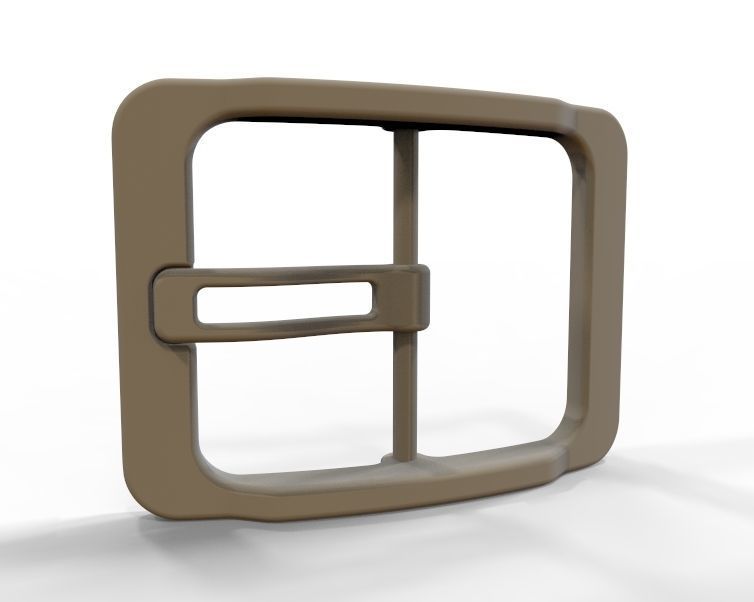 Waist Belt Buckle 3D print model_29