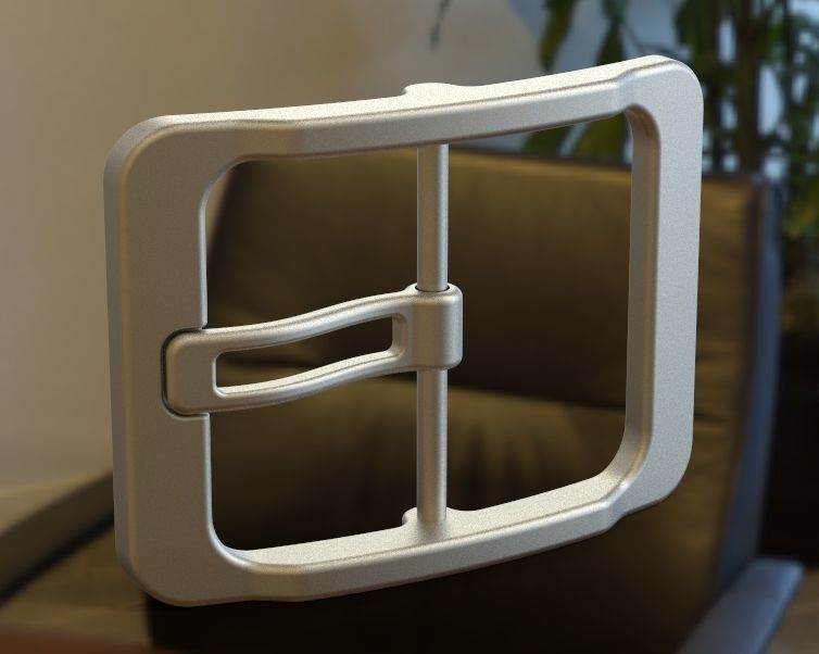 Waist Belt Buckle 3D print model_10