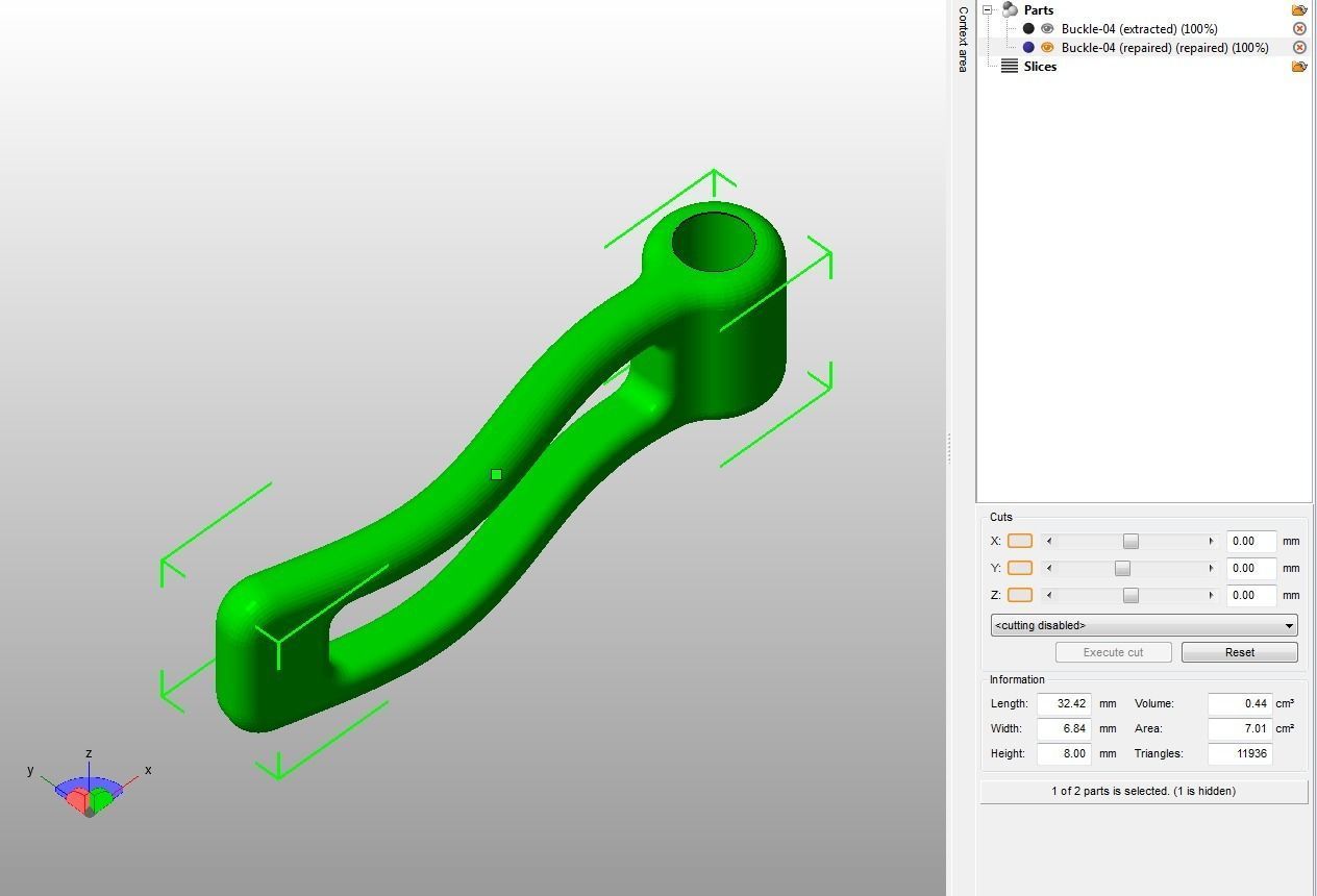 Waist Belt Buckle 3D print model_27