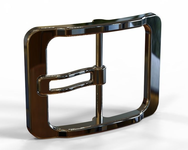 Waist Belt Buckle 3D print model_9