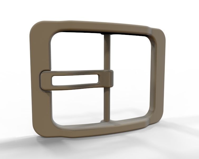 Waist Belt Buckle 3D print model_28