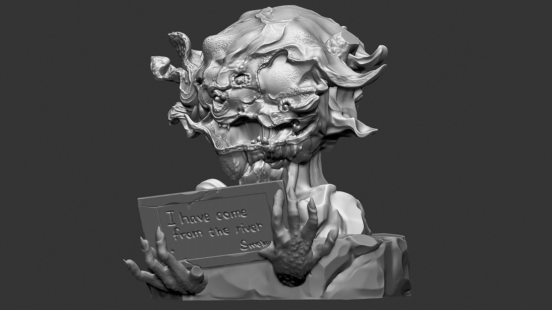Monster Smokey  3D print model_3