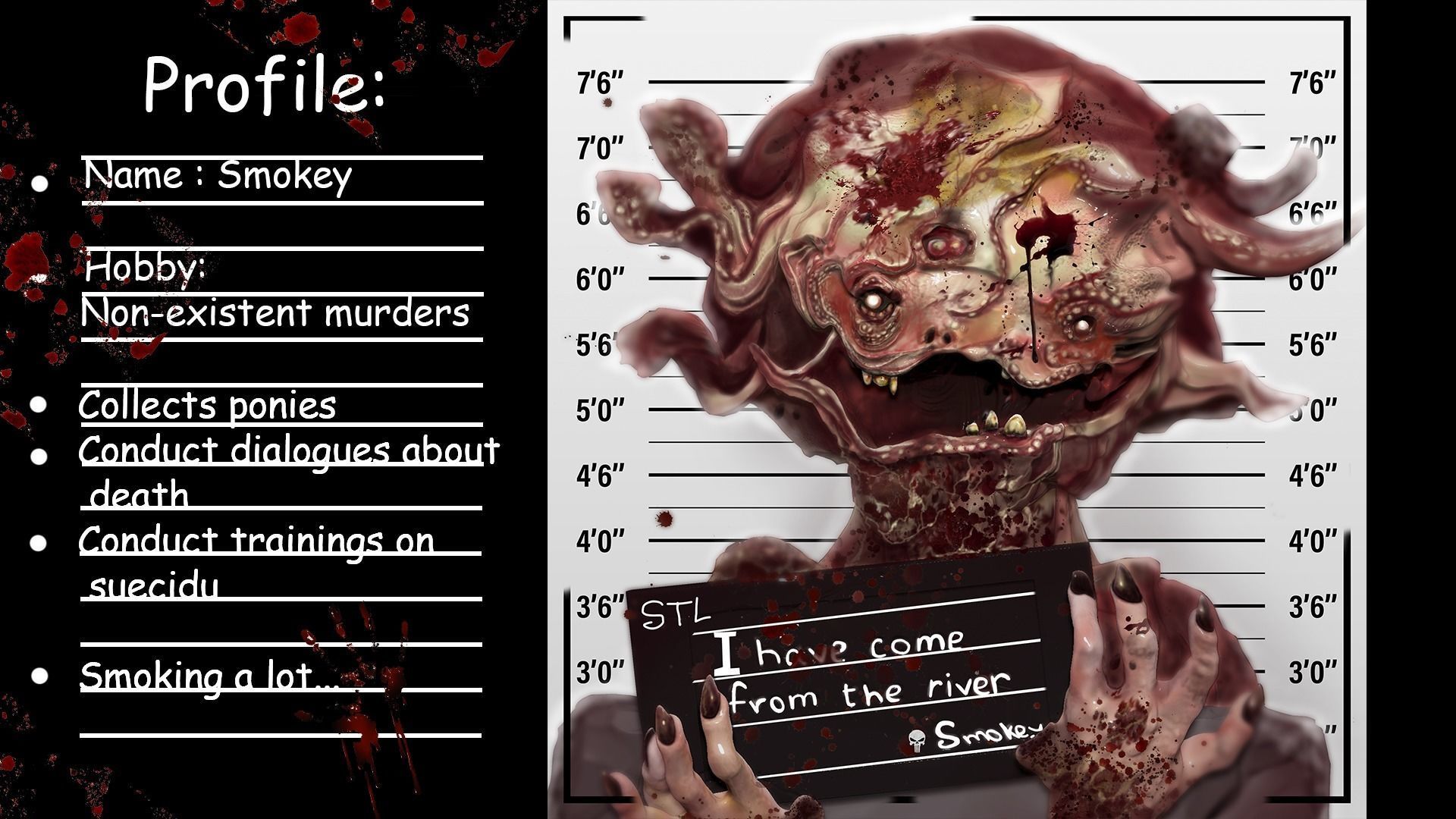 Monster Smokey  3D print model_0