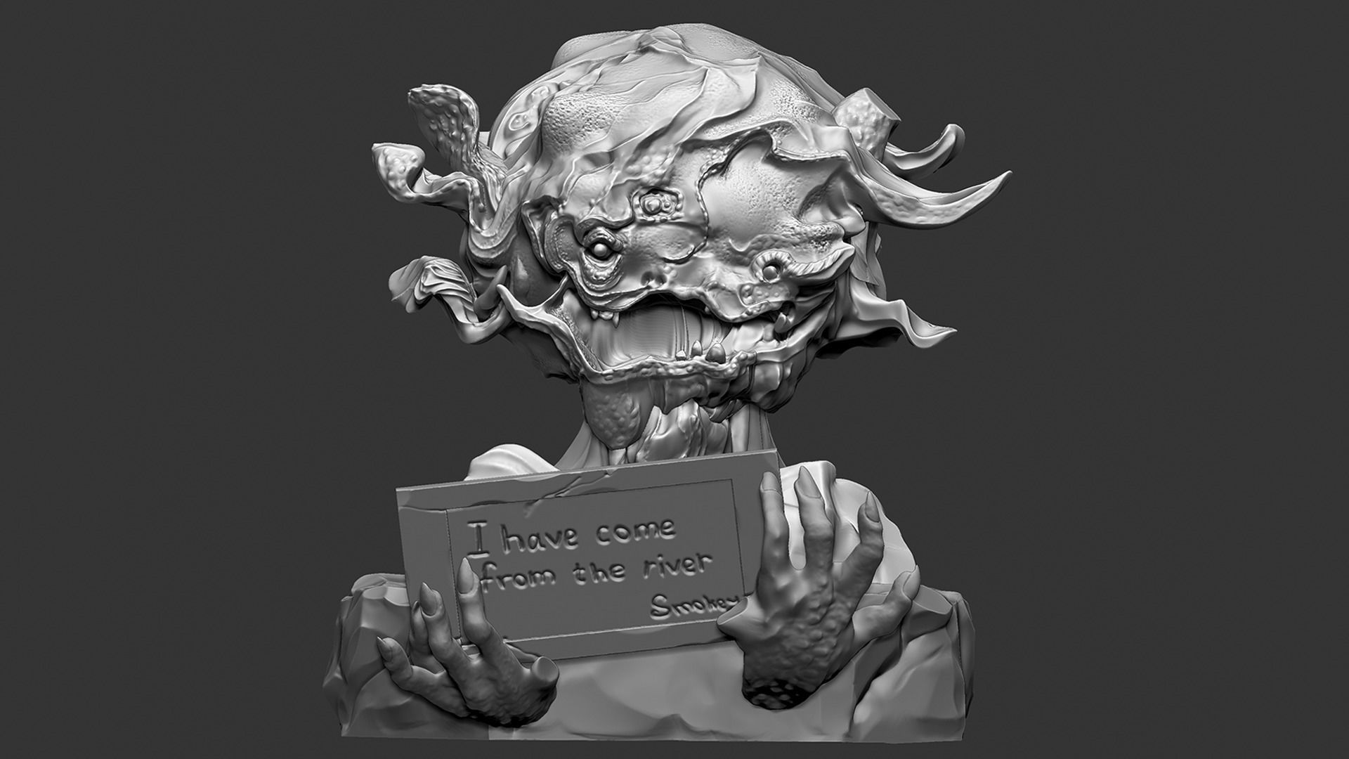 Monster Smokey  3D print model_2