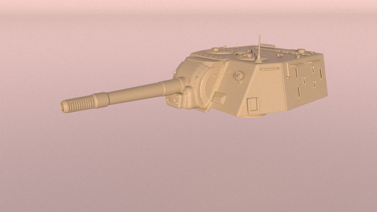 tank ISU152 for print 3D print model_4
