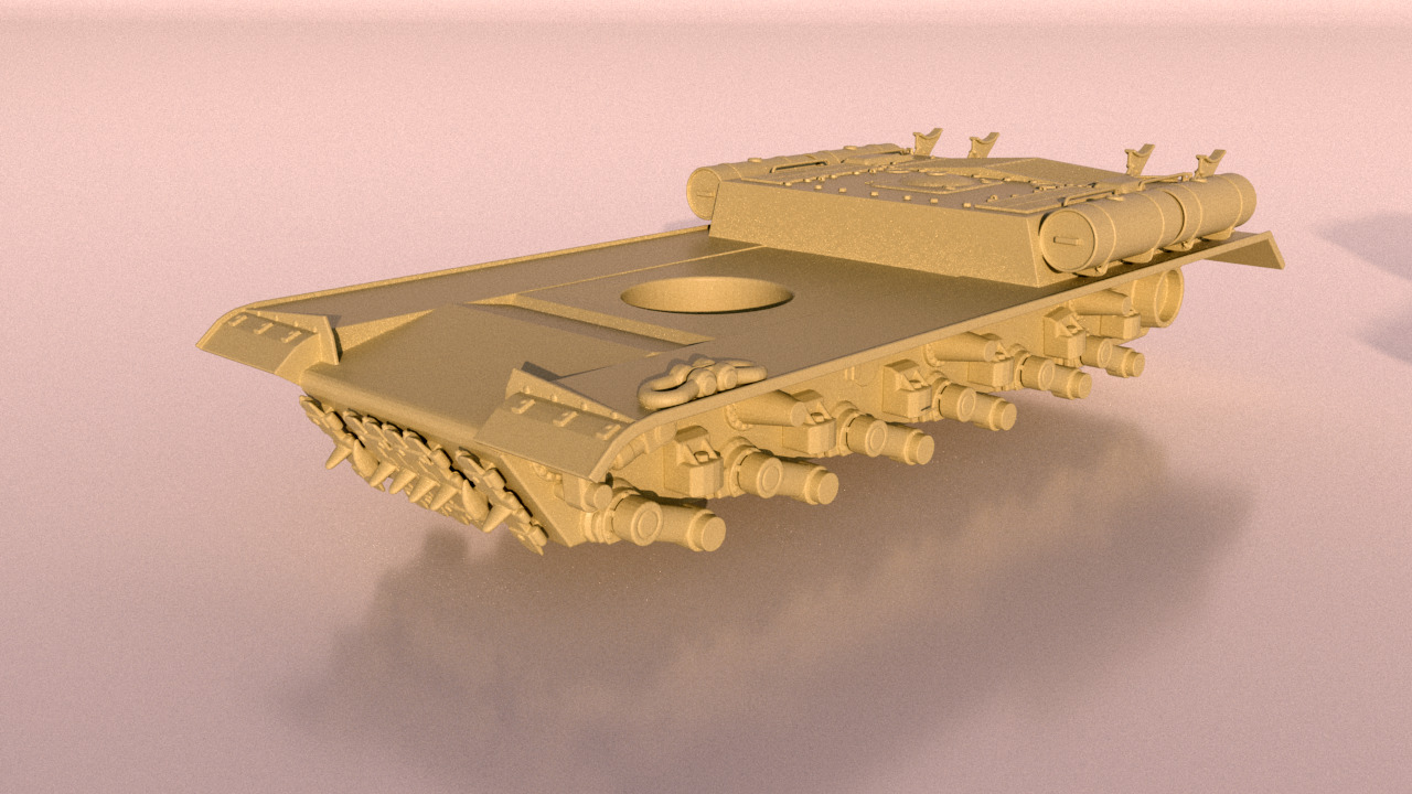 tank ISU152 for print 3D print model_5