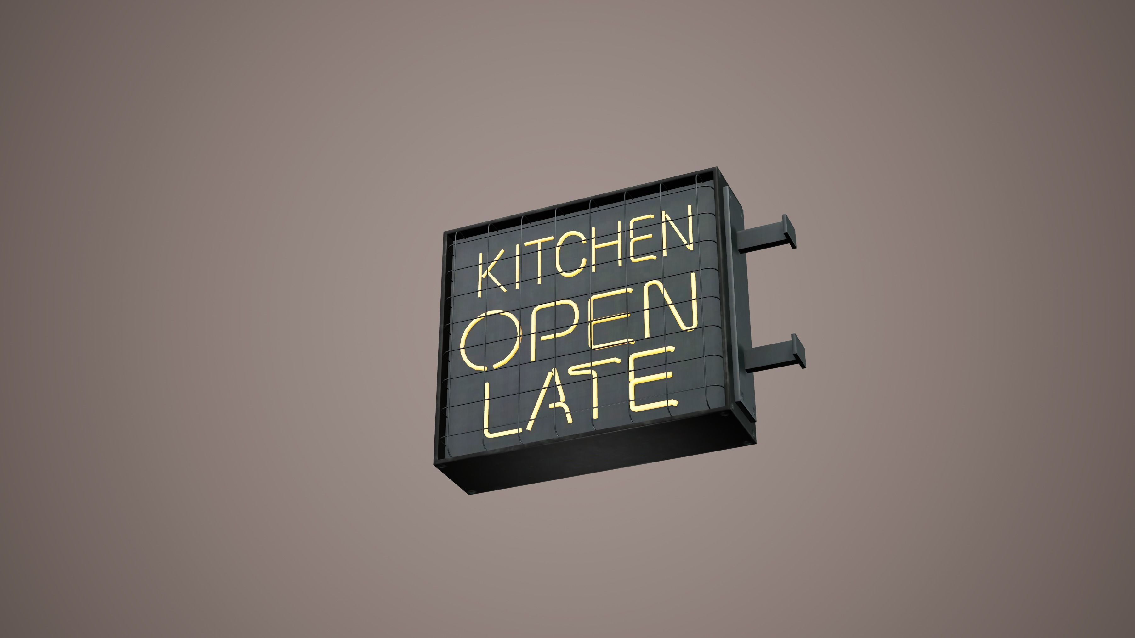 Billboard Set Low Poly Game Ready coca cola sign Low-poly 3D model_5