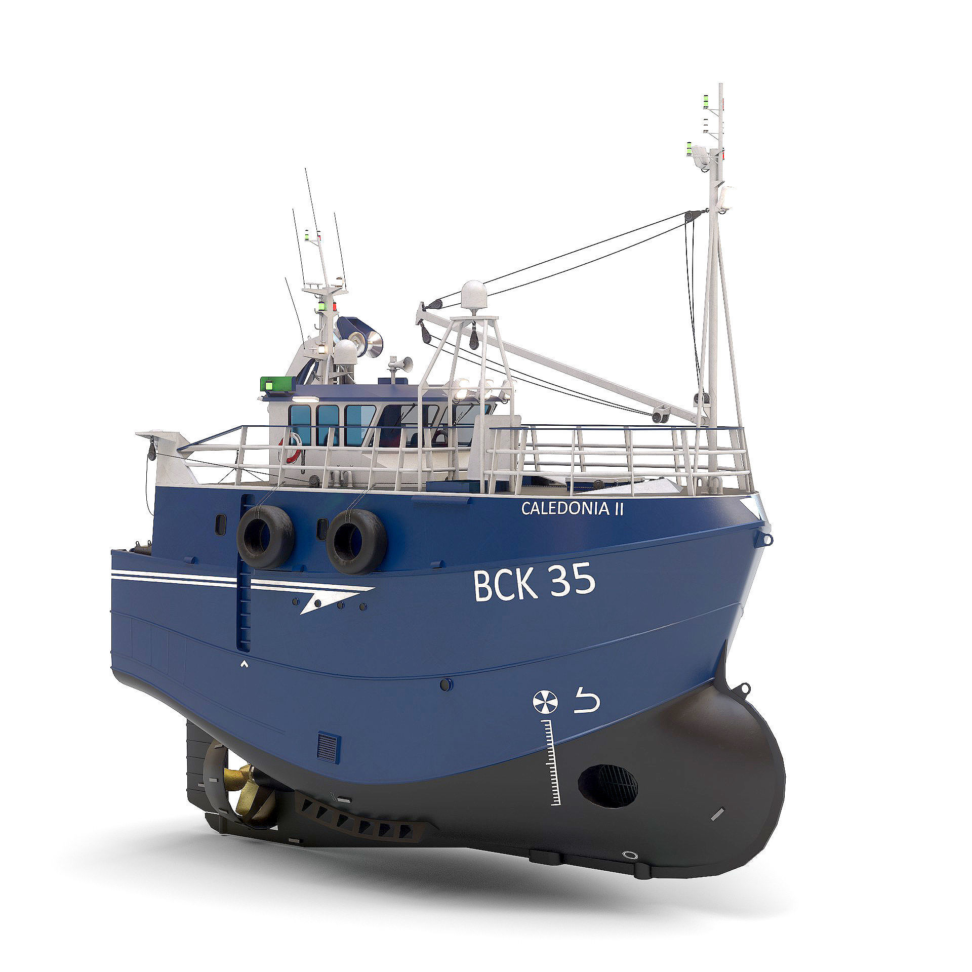 Fishing Trawler 3D model 3D model_1