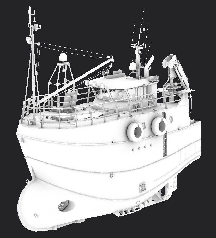 Fishing Trawler 3D model 3D model_16