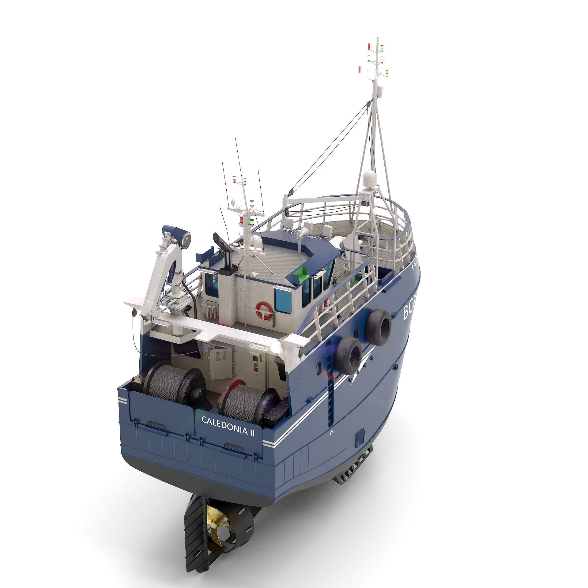 Fishing Trawler 3D model 3D model_12