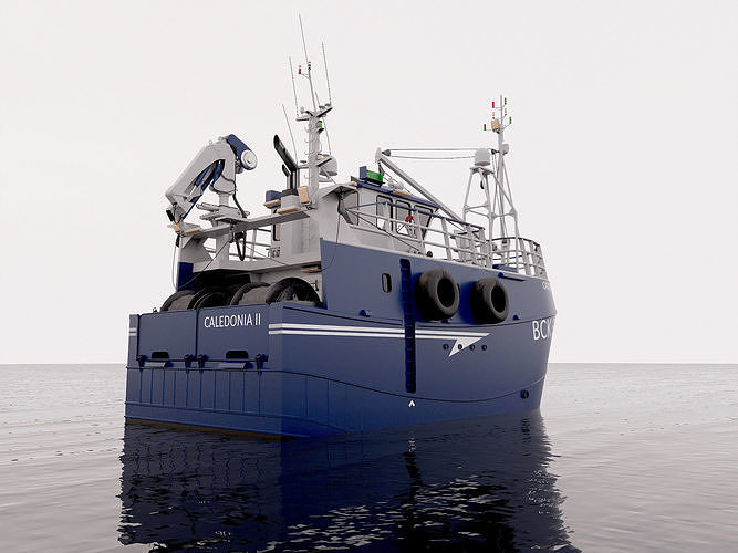 Fishing Trawler 3D model