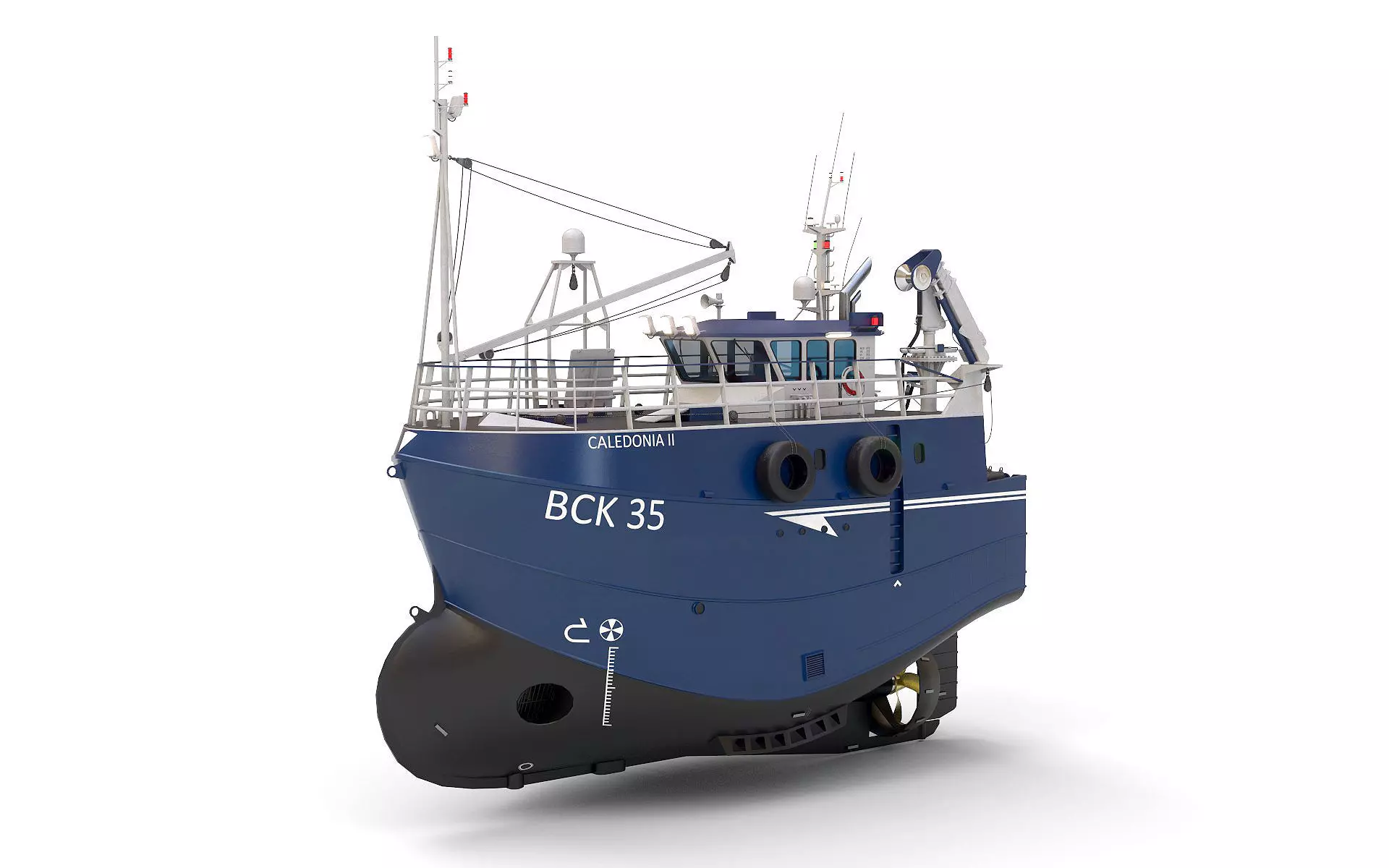 Fishing Trawler 3D model 3D model_0