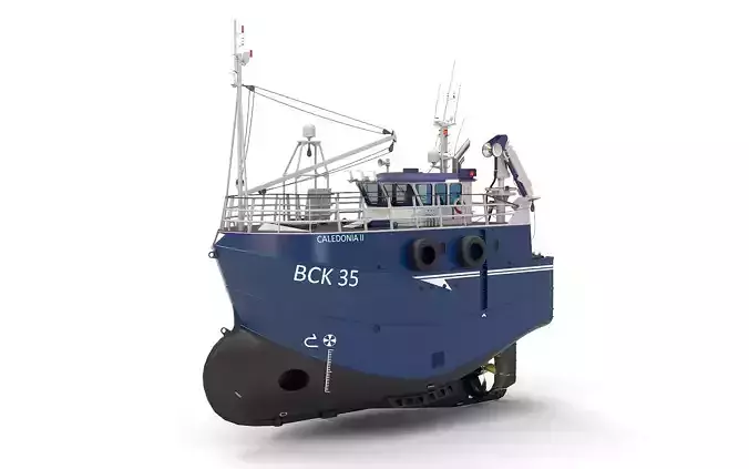 Fishing Trawler 3D model 3D model