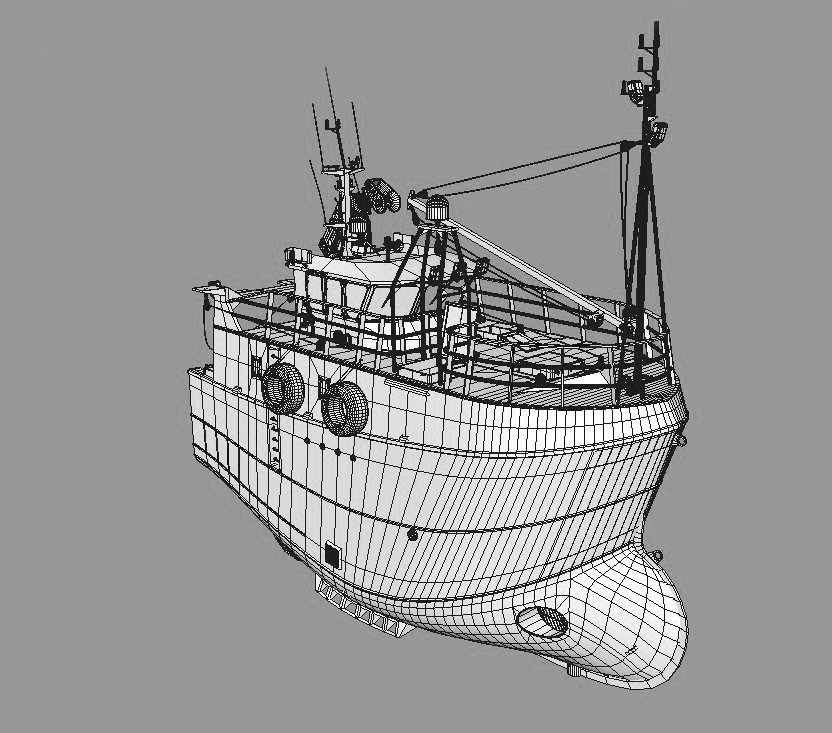 Fishing Trawler 3D model 3D model_19