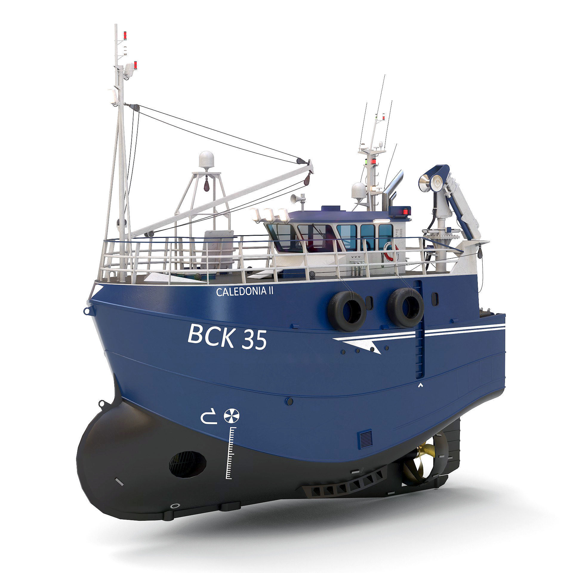 Fishing Trawler 3D model 3D model_2