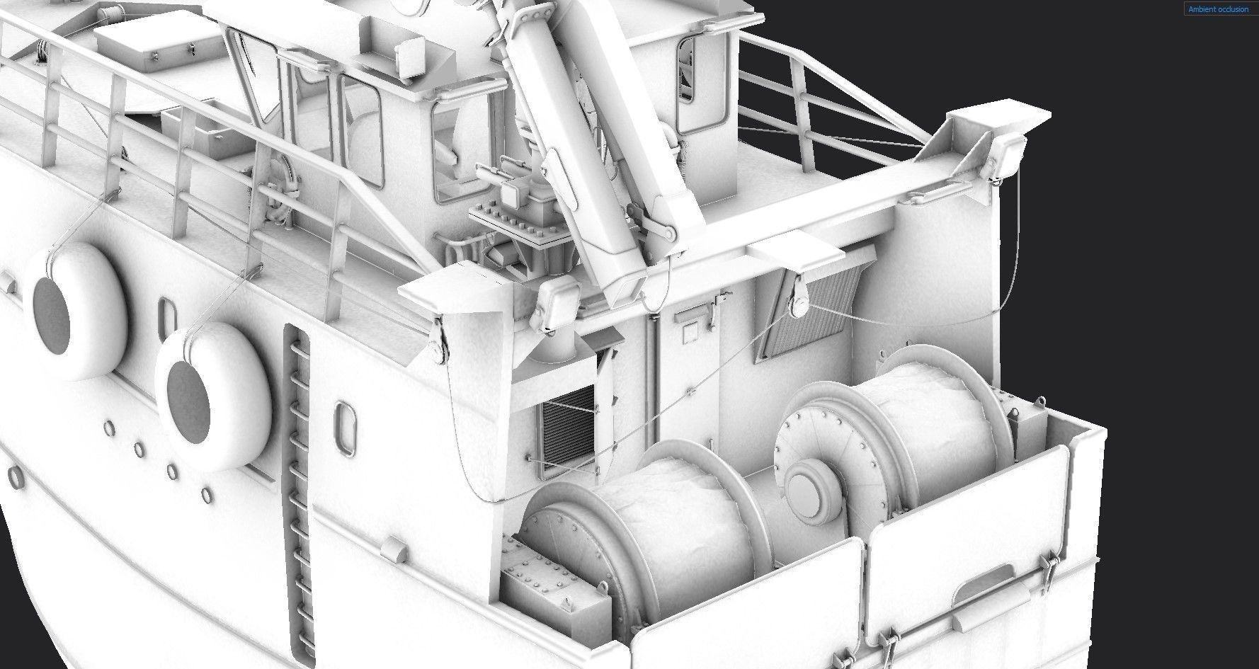 Fishing Trawler 3D model 3D model_18