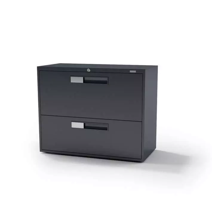 Modern File Cabinet 3D model_0