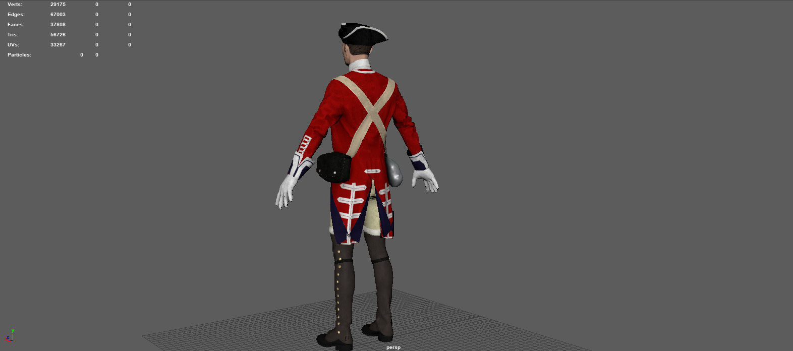 ENGLISH SOLDIER 3D model_10