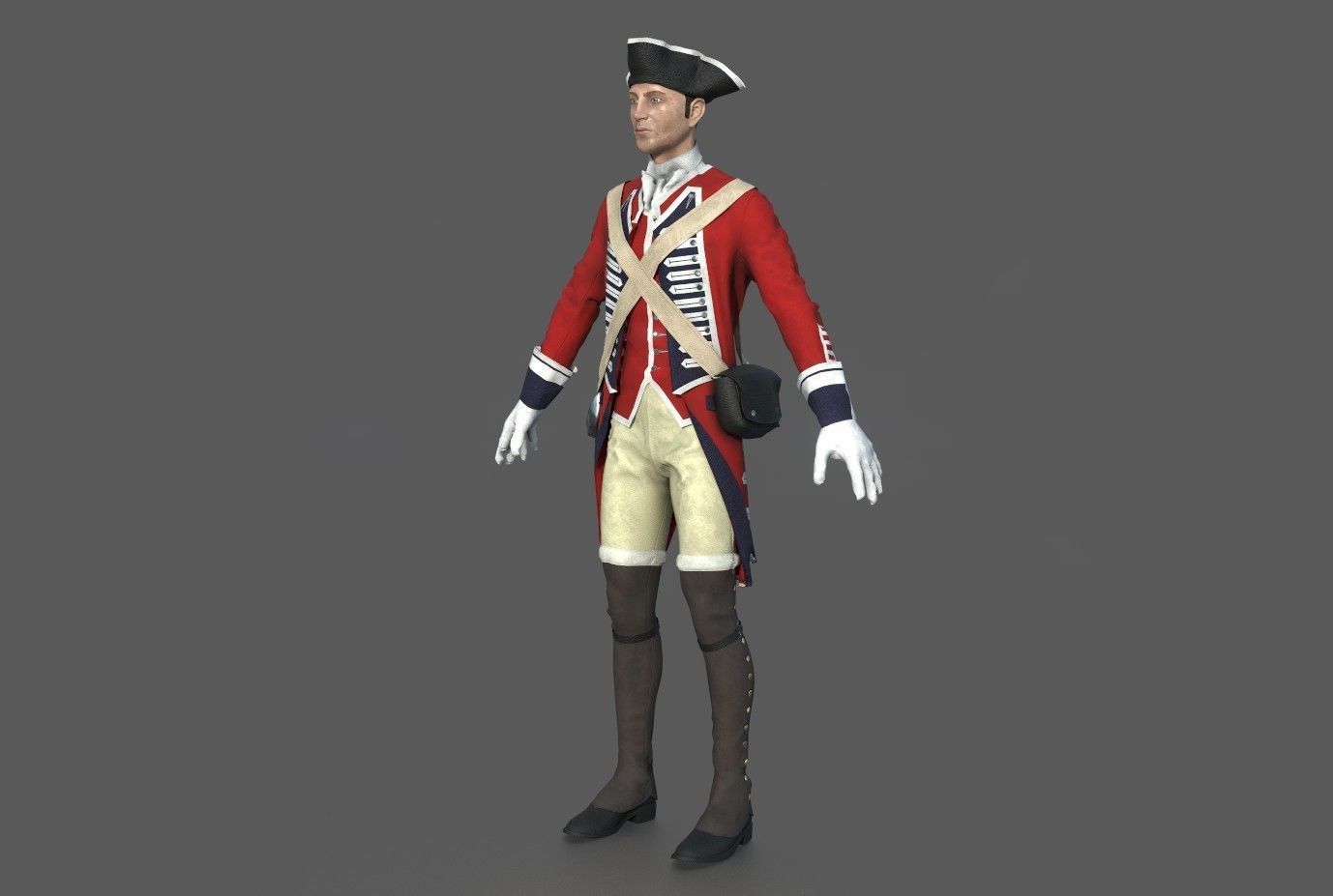 ENGLISH SOLDIER 3D model_1