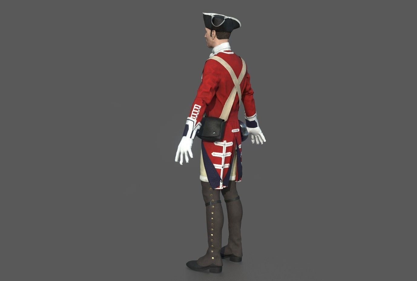 ENGLISH SOLDIER 3D model_3