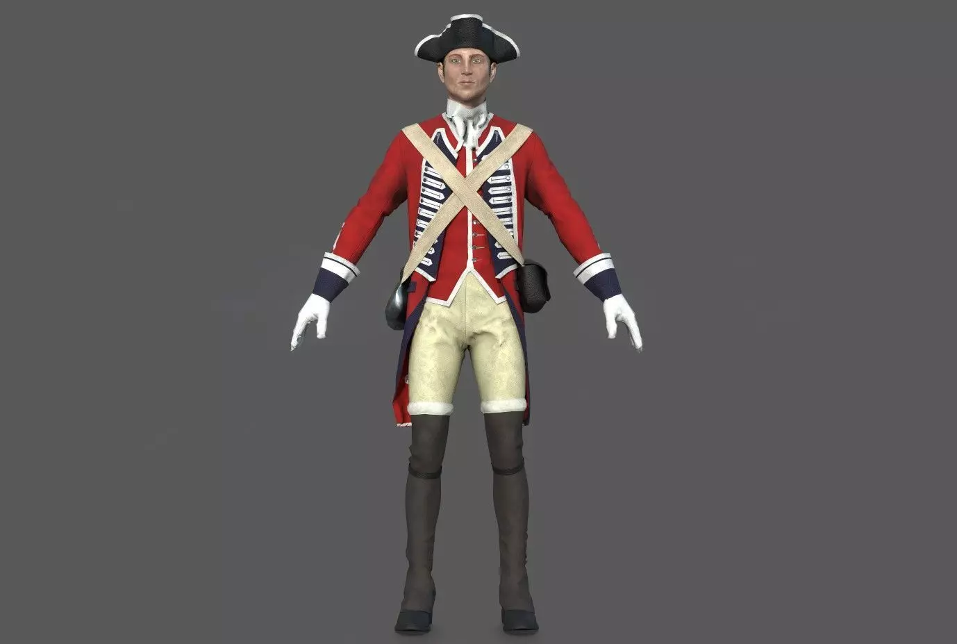 ENGLISH SOLDIER 3D model_0