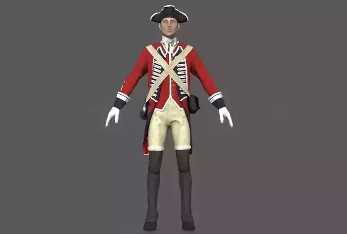 ENGLISH SOLDIER 3D model
