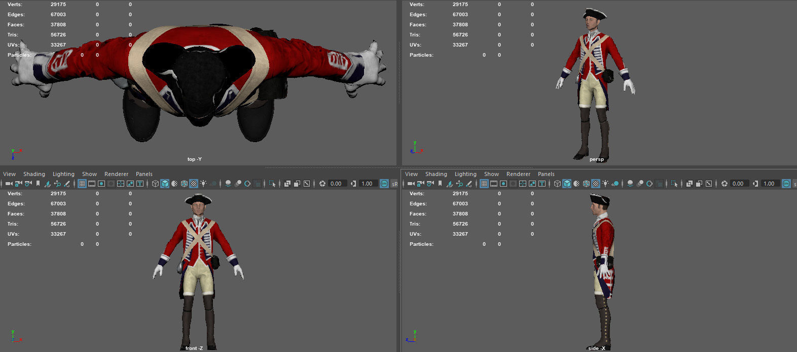 ENGLISH SOLDIER 3D model_13