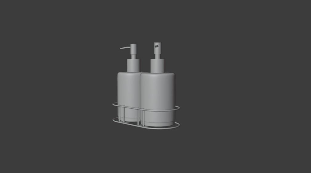 Soap Bottle Free 3D model_3