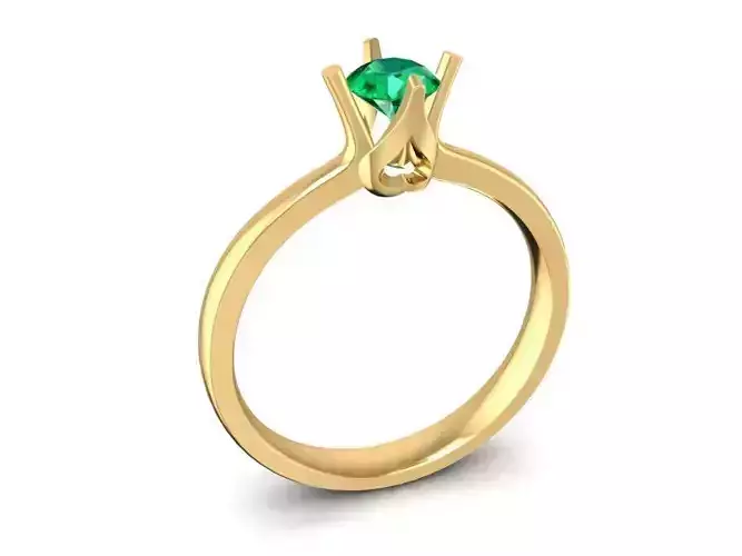 Solitaire Diamond Engagement Ring for Wome 1595