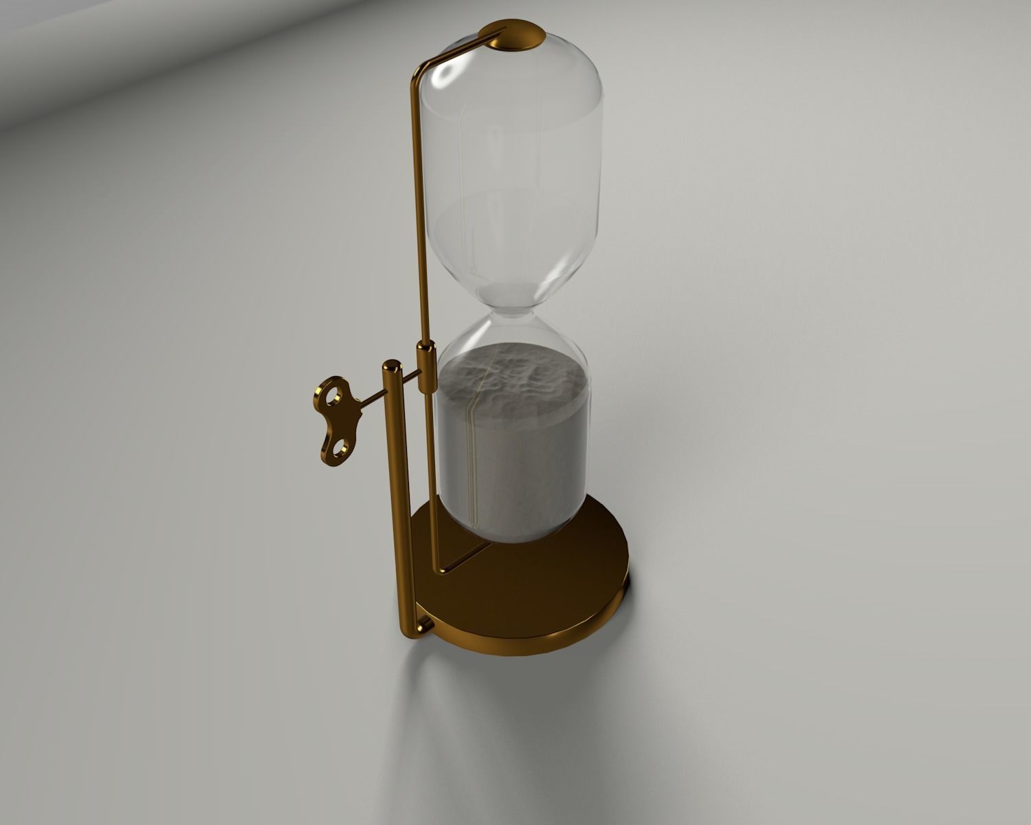 Rotating Hourglass Sand  3D model_1