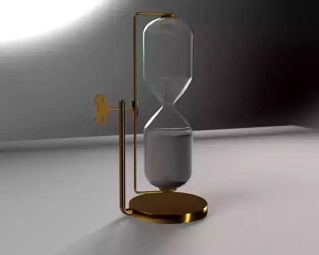 Rotating Hourglass Sand  3D model