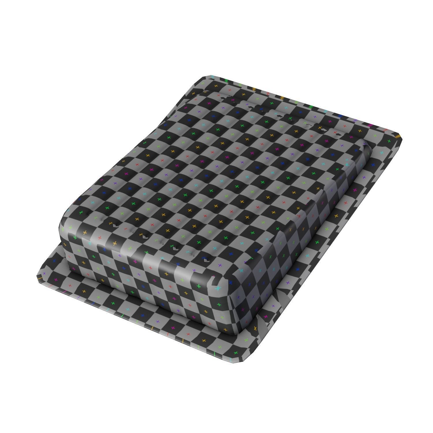 Packed cheese 3D model_3