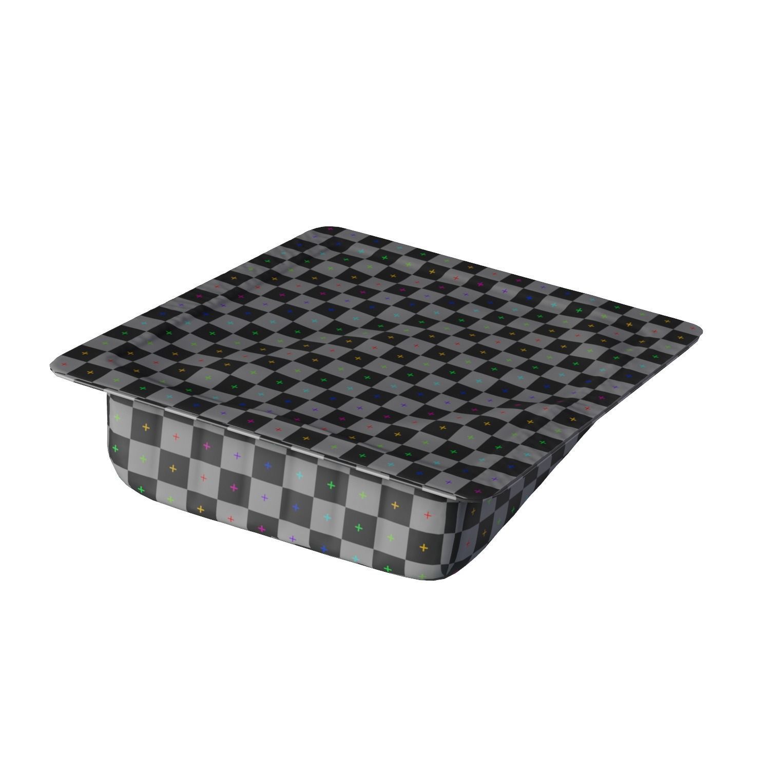 Packed cheese 3D model_4