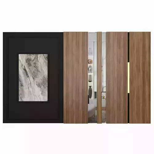 Panel wooden door