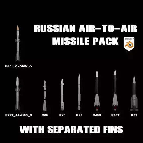 Ultimate Russian Air to Air Missiles Pack