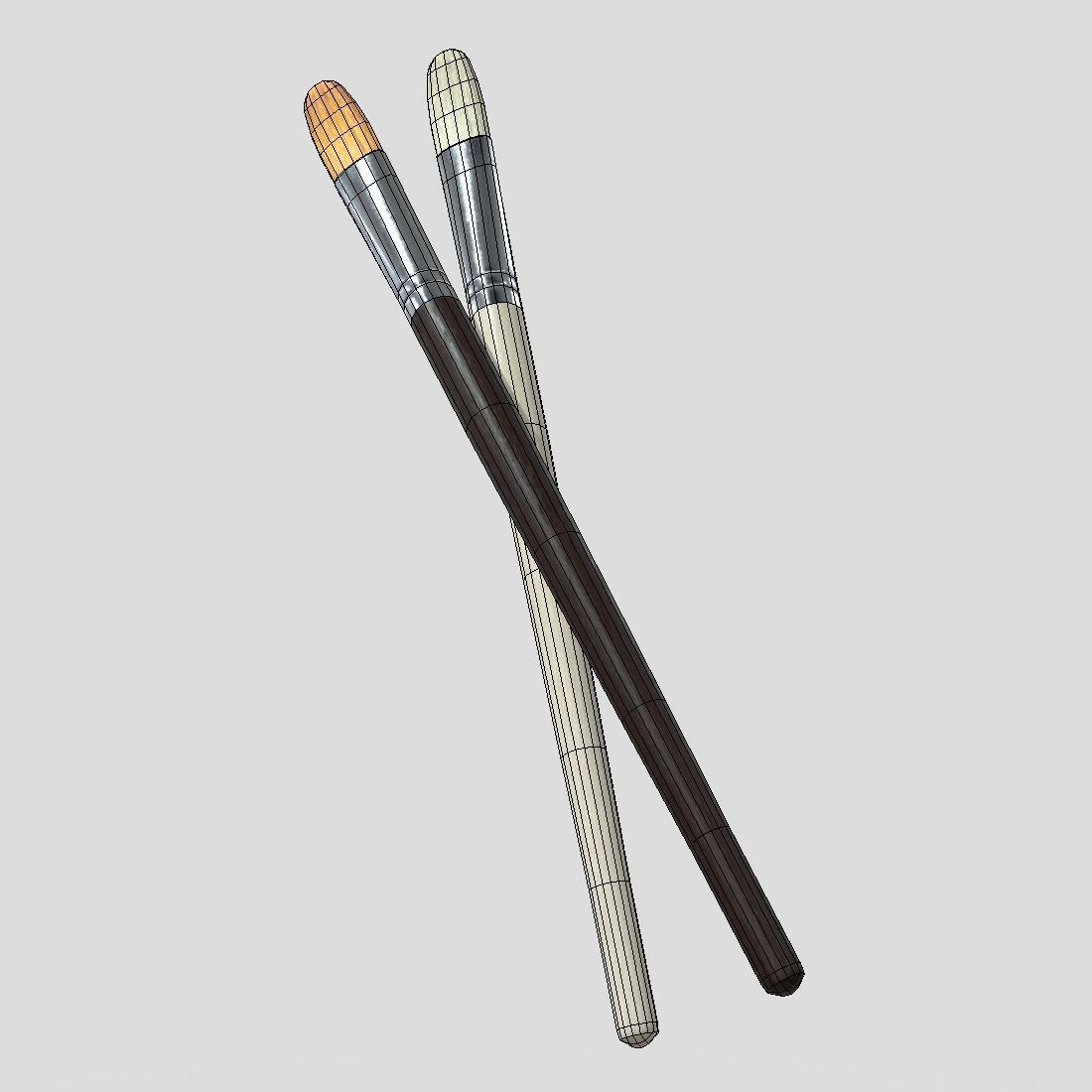 CC0 - Paint Brush 3 Free low-poly 3D model_12