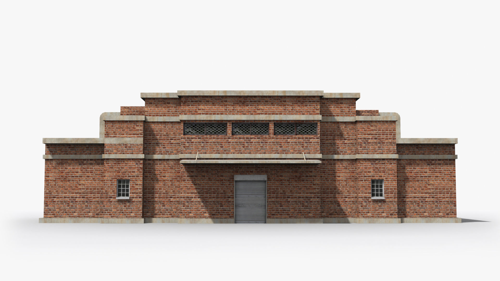 Factory xx10 Low-poly 3D model_1