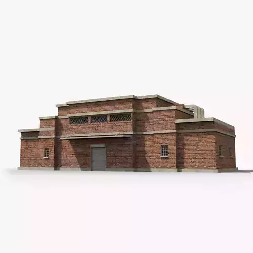Factory xx10 Low-poly 3D model