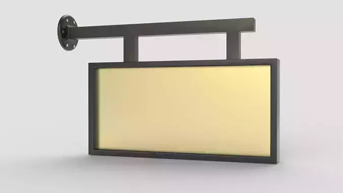 Plastic Rectangular Signboard