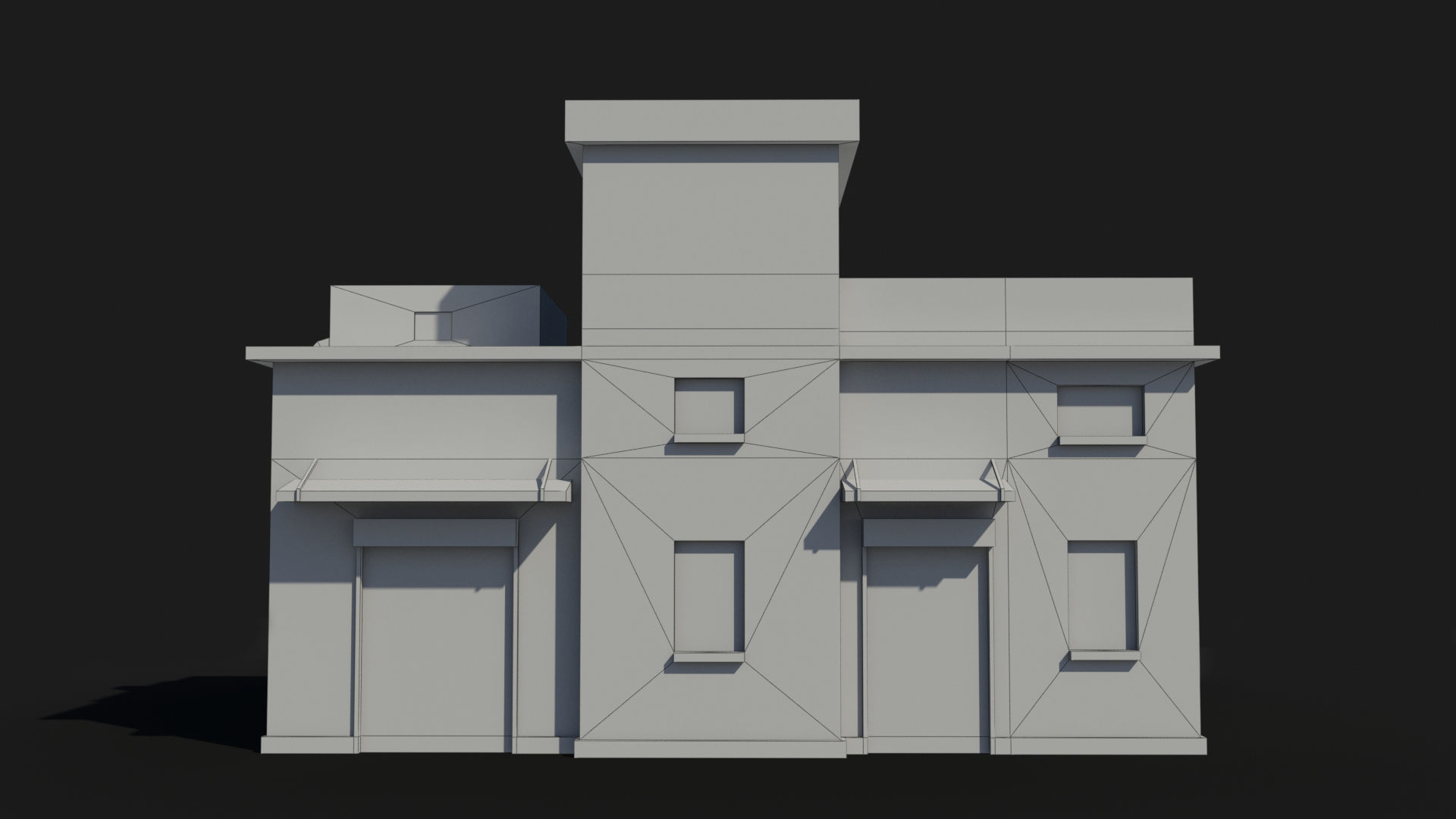 Factory xx11 Low-poly 3D model_6