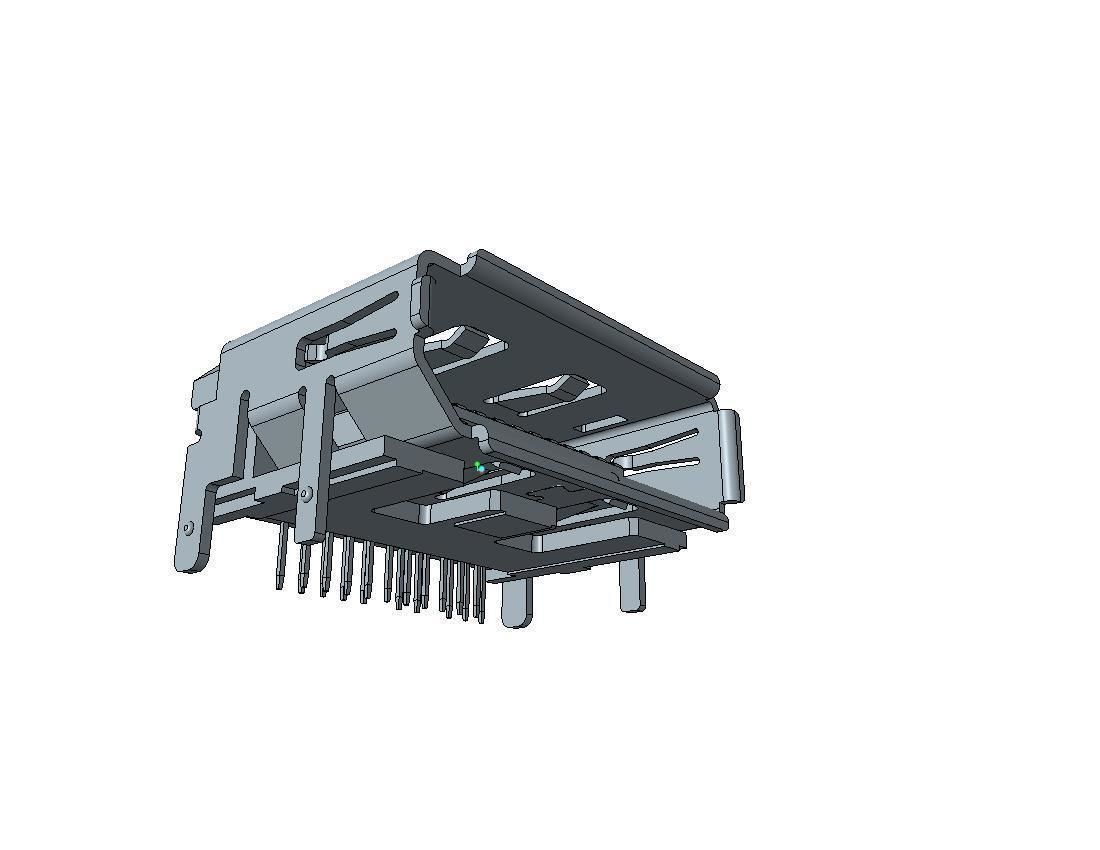 display port Free 3D print model_1