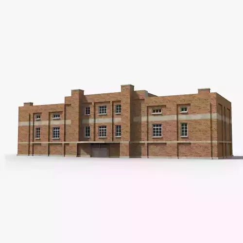 Factory xx12 Low-poly 3D model