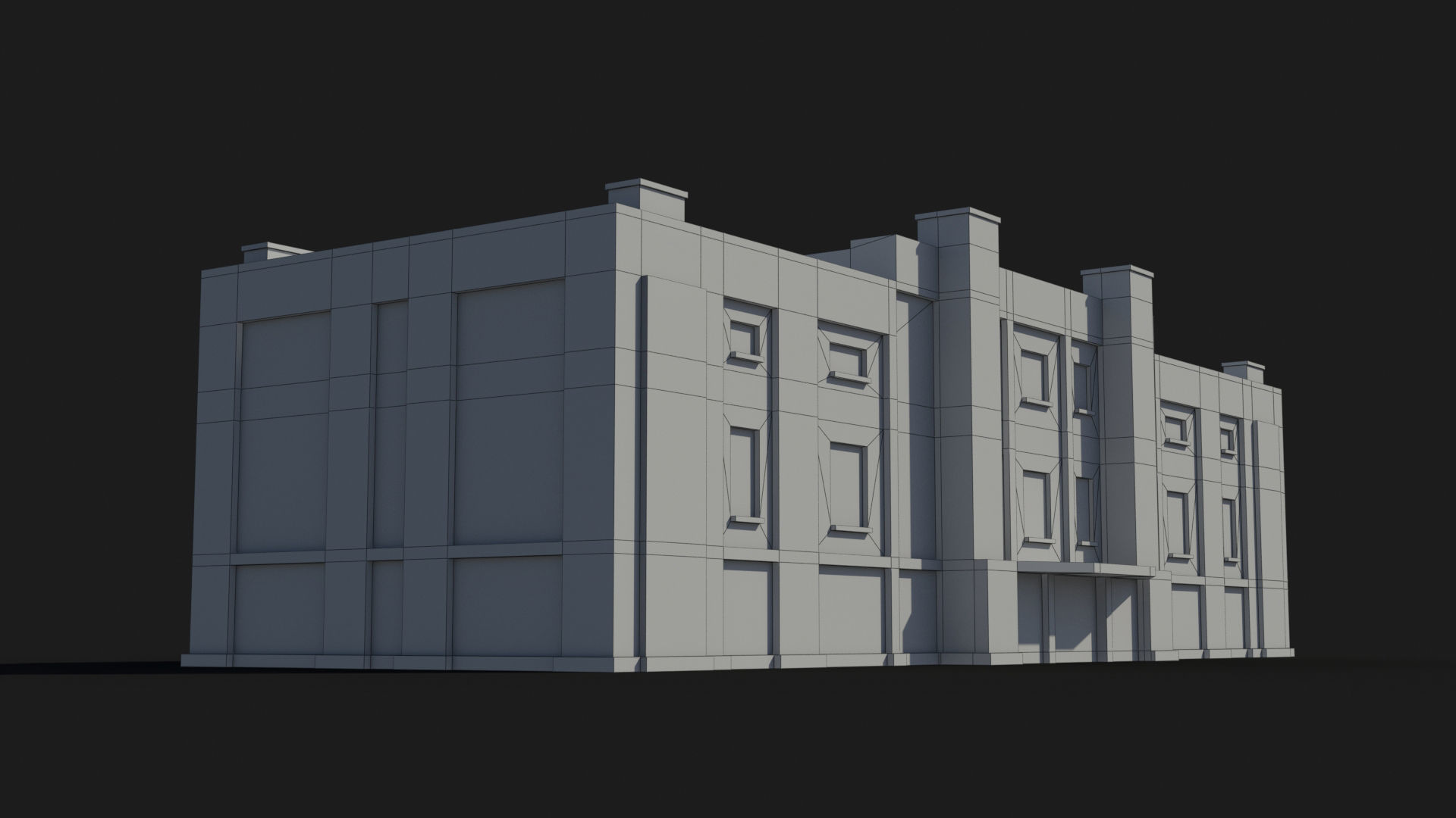 Factory xx12 Low-poly 3D model_8